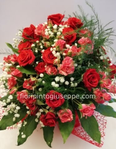 boquet rose colori misti