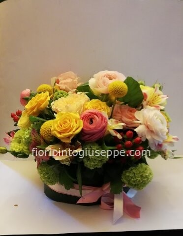 composizione con base tonda